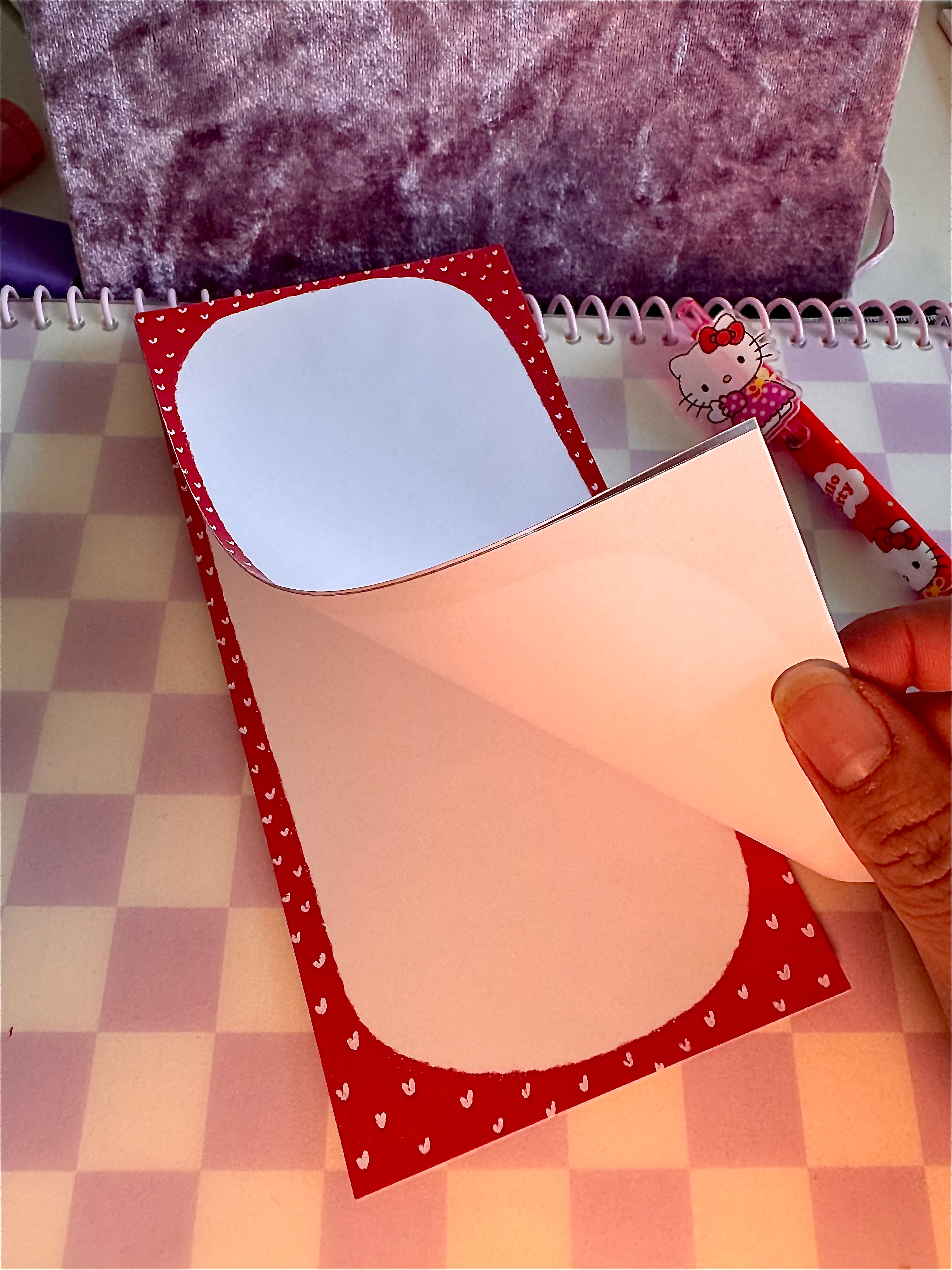 Red Love List Pad – Valentine Collection ❤️