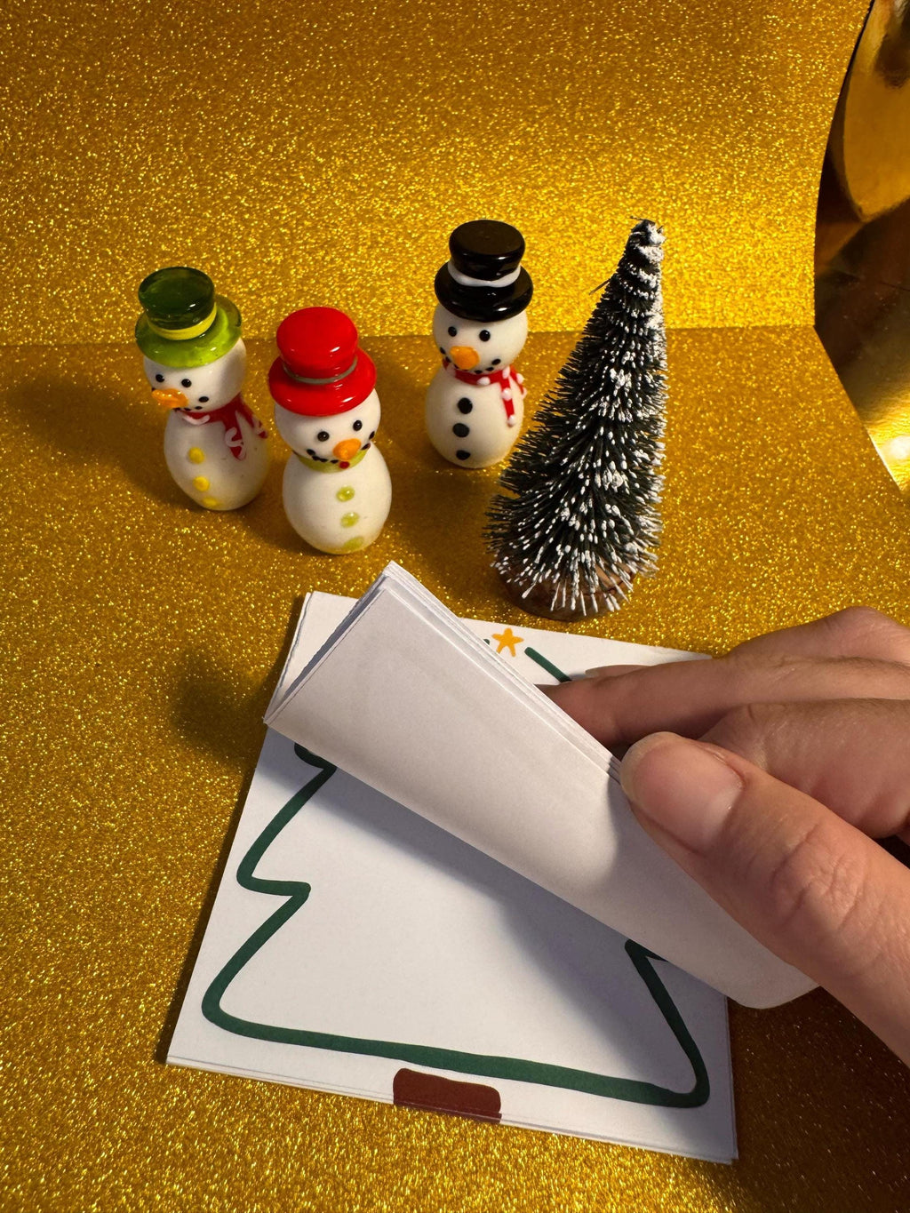 Christmas Tree MemoPad 9.5 x 9.5 cm