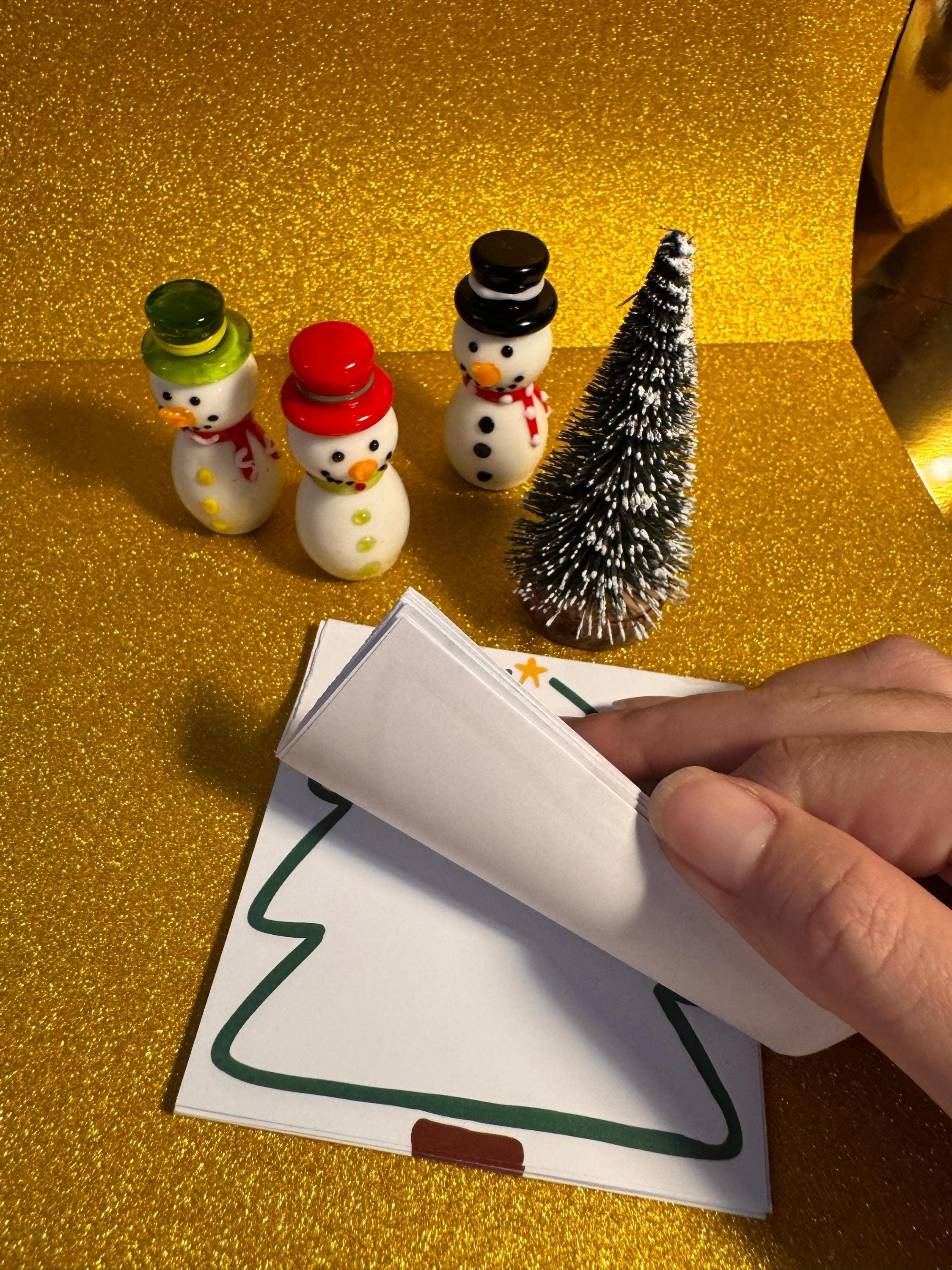 Christmas Tree MemoPad 9.5 x 9.5 cm