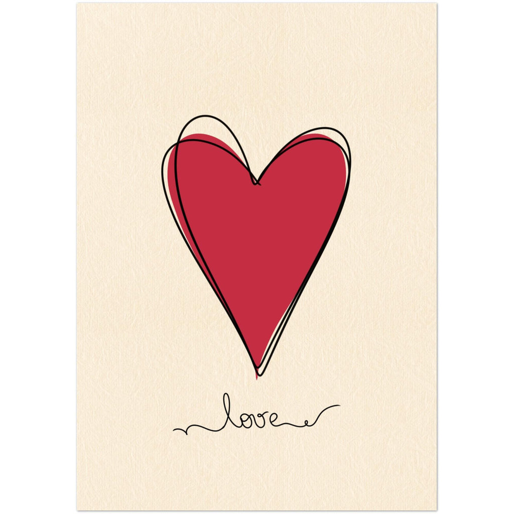 Heart Valentine's Card