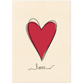 Heart Valentine's Card – Kawaii Romantic Greeting Card Gift