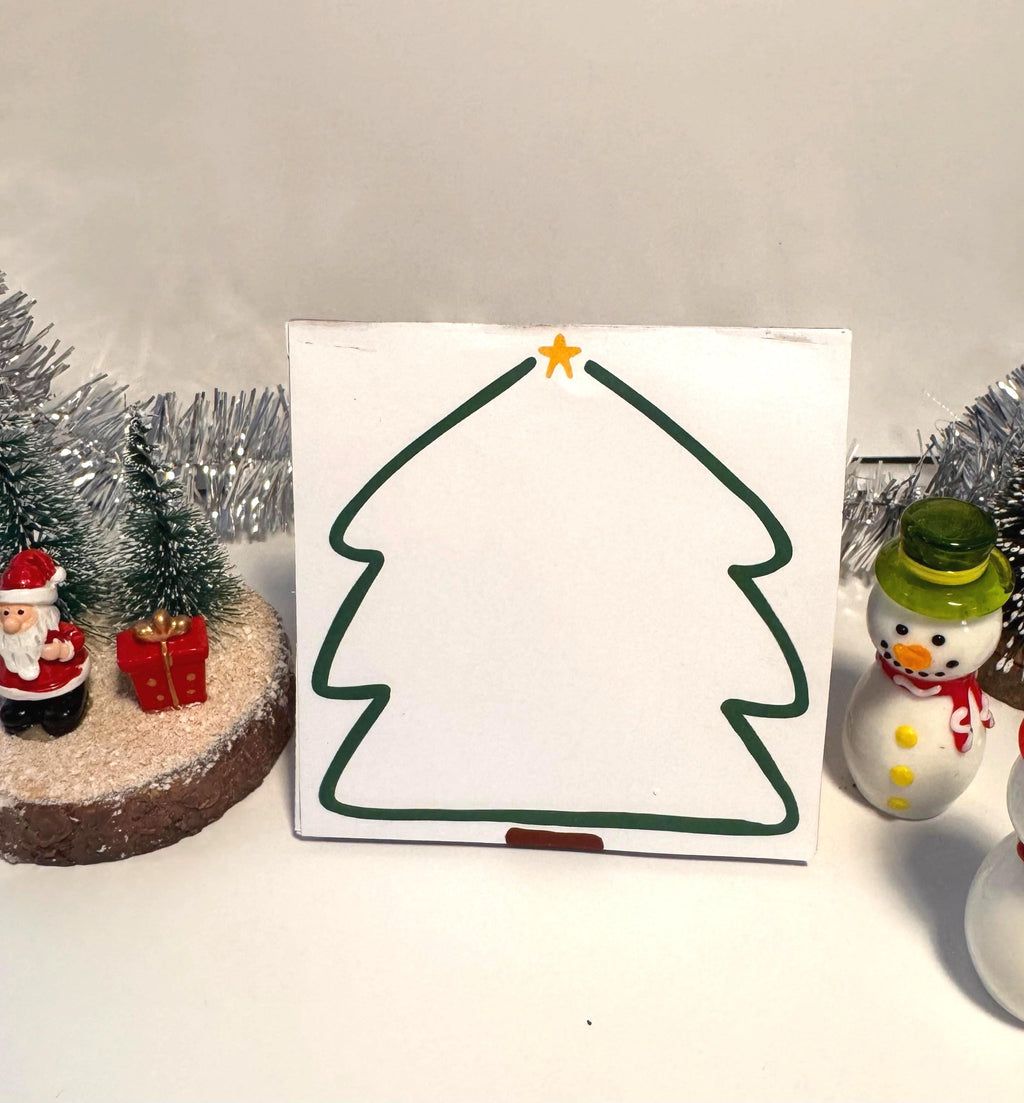 Christmas Tree MemoPad 9.5 x 9.5 cm